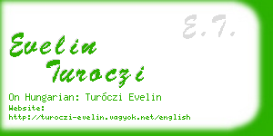 evelin turoczi business card